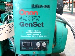 ONAN 4.0 RV GENSET GENERATOR FOR SALE CALL 606-843-9889