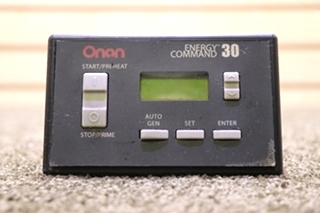 USED RV 018-2030 ONAN ENERGY COMMAND 30 PANEL FOR SALE