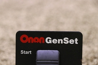 USED MOTORHOME ONAN GENSET SWITCH PANEL FOR SALE