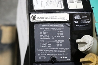 USED CUMMINS ONAN 7500 DIESEL MOTORHOME GENERATOR FOR SALE