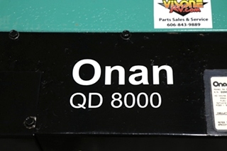 USED CUMMINS ONAN QD 8000 DIESEL RV/MOTORHOME GENERATOR FOR SALE