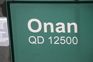 USED MOTORHOME CUMMINS ONAN QD 12500 DIESEL GENERATOR FOR SALE