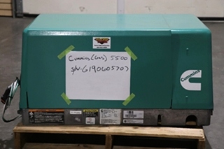 USED RV/MOTORHOME CUMMINS ONAN 5500 GASOLINE GENERATOR FOR SALE